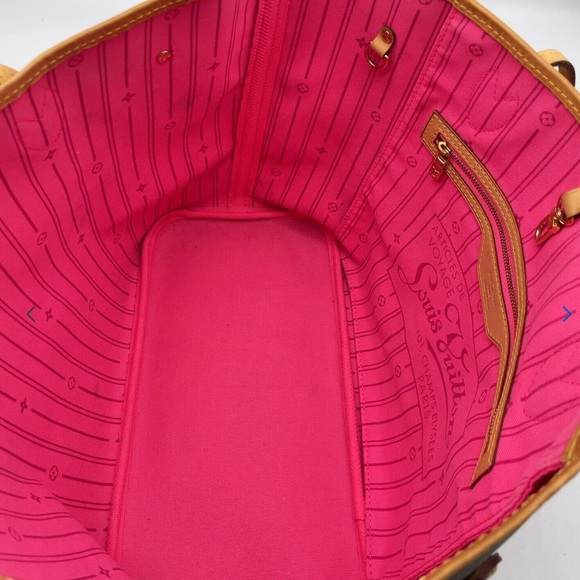 Auth Louis Vuitton Monogram Rose Neverfull MM M48613 Tote Bag NS060933 - Picture 15 of 16